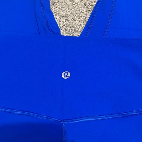 Lululemon Align HR tights CERULEAN BLUE Sz 4 28” - Picture 11 of 11